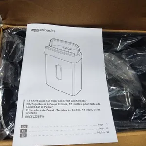 12 Sheet Cross-Cut Paper Shredder