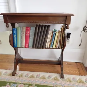 Side Table with Shelf