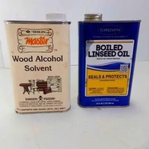 Wood Alcohol Solvent & Boiled Linseed Oil BOTH