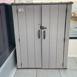 Outdoor Plastic Shed (Double Doors)
 UNRESERVED