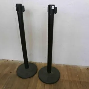 Uline 1 set of Crowd Control Rope Barrier