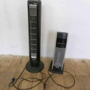 Lasko Fan, Bionaire Fan & Heater-both power on