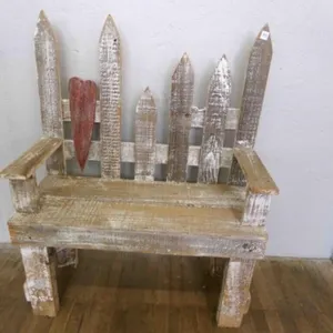 Rustic Wood Porch bench-34"x14"x43"