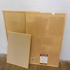 3 Cork Bulletin boards 23"x35'