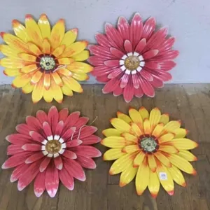 4 metal Flower for Garden, Wal lor door d�cor 16"