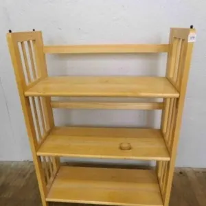 Foldable 3 shelve bookcase 27�"x11'x38"