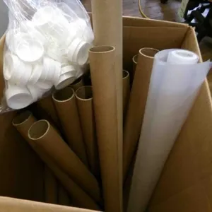 Mailing Tubes 25" tubes-21 tubes w/caps