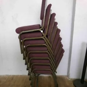 8 chairs w/rolling stand
