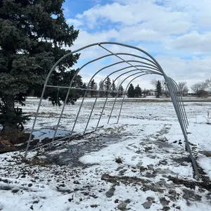 Canvas shelter frame, 24’x13.5’x9’ high