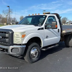 2012 Ford F350 Super Duty flatbed pickup truck