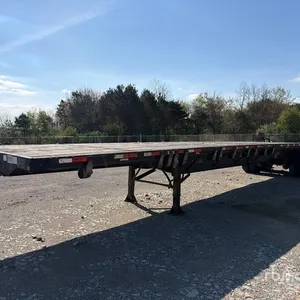 2015 Transcraft 48 ft T/A Flatbed Trailer