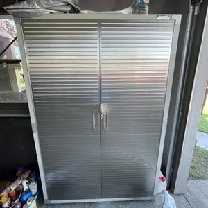 Ultra Heavy Duty Metal Tool Cabinet w/4 Shelves