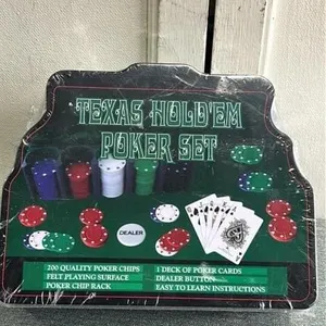 New Texas Holdem poker set