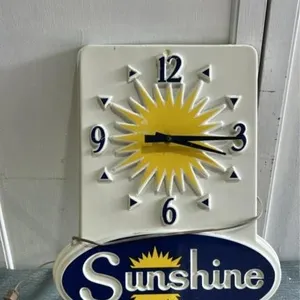 Vintage Sunshine clock