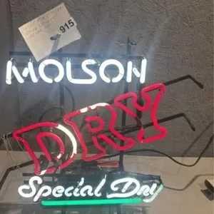 Light up Molson Dry Sign