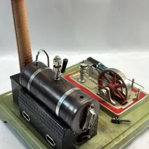 Antique Fleischmann Tin Steam Engine Toy