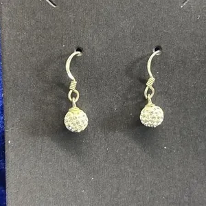 925 Sterling silver crystal earrings
