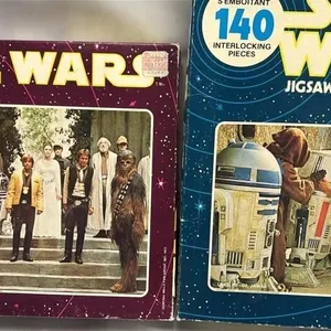 Vintage Star Wars jigsaw puzzle lot of 2