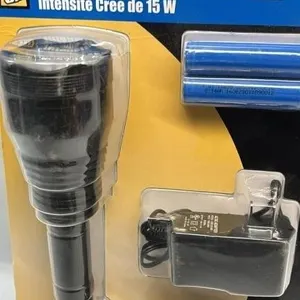 15 W high power, LED tactical flashlight