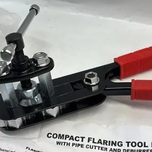 New compact flaring tool kit with pipe cutter