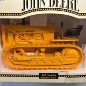 John Deere Diecast 430 crawler industrial in box