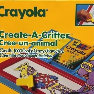 Vintage Create A Critter Toy in box