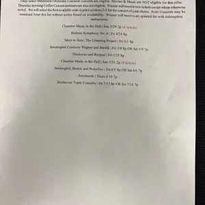 Minnesota Orchestra Tickets