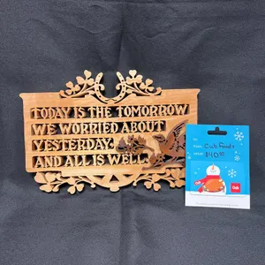 Handcrafted Wood Plaque and Cub Foods Gift Card