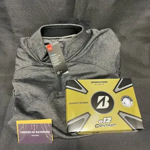 Quarter Zip Shirt, Golf Balls and Cheers Gift Card