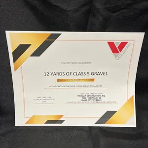 12 Yards of Class 5 Gravel