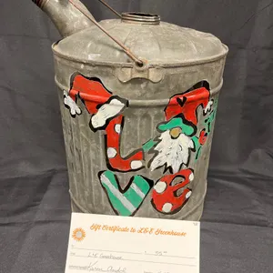 Outdoor Decor and L & E Greenhouse Gift Certificate