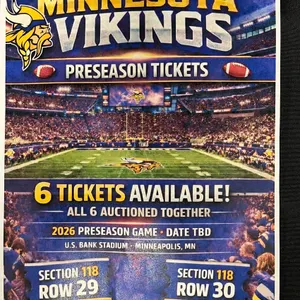 6 Preseason Vikings Tickets