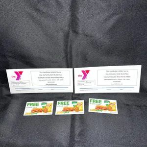 2 YMCA Family Day Passes and 3 Subway Coupons