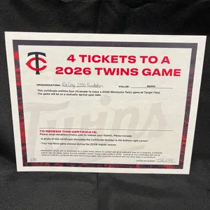 4 MN Twins Tickets