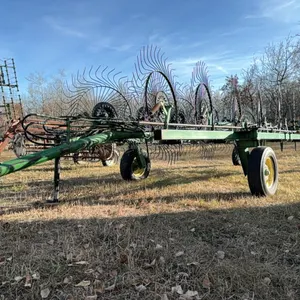 Custom Home Built 12 Wheel V Hay Rake Patterned After Factory Built Design