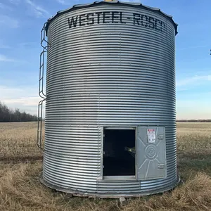 2000bu Westeel Rosco 6 Ring 14’ Grain Bin on Wood Floor (Marked B1) *To be removed from site by June 30, 2026 *LOTS 34-37 LINKED FOR SIMULTANEOUS BID 
