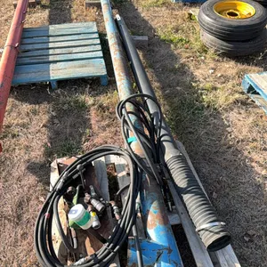 15’ Blue Hydraulic Drive 5" Drill Fill Auger w/ Controls
