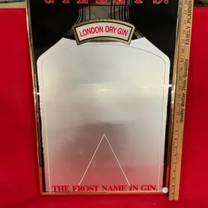 Gilbey's Gin Mirror Sign