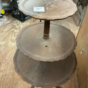 Three-Tier Wooden Table