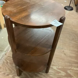 Three-Tier Wood Side Table