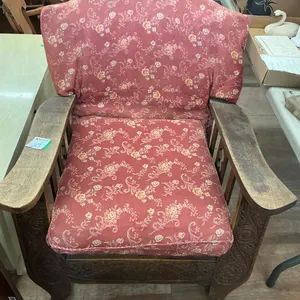 Wood Rocking Chair with Cushions