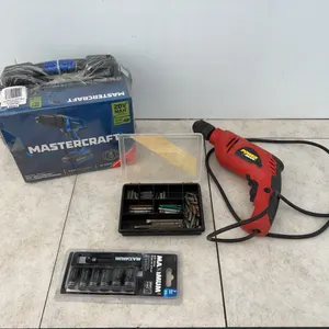 Mastercraft cordless drill, socket set, corded drill etc.