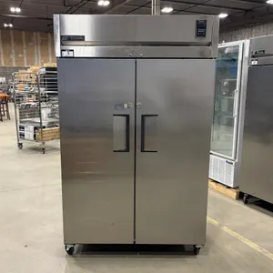 TRUE TA2R-2S-RC 51" STAINLESS STEEL SOLID DOUBLE DOOR COOLER