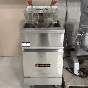 SIERRA FRYSTAR750 75 LB GAS FRYER WITH (5) 30,000 BTU CAST IRON BURNERS