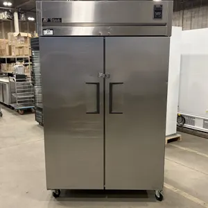 TRUE TA2R-2S-RC 51" STAINLESS STEEL SOLID DOUBLE DOOR COOLER