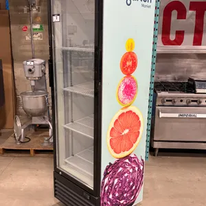 24" GLASS DOOR UPRIGHT COOLER