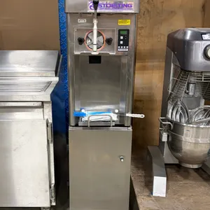 STOELTING E111-37I-A COUNTERTOP GRAVITY-FED SINGLE-FLAVOR SOFT SERVE MACHINE WITH STOELTING FLOOR ST