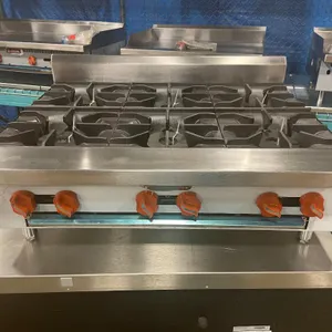 NEW SIERRA HP636 6-BURNER GAS COUNTERTOP HOT PLATE