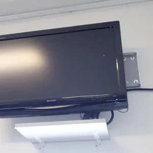 Sharp 32" Flatscreen Wall-Mount Television- NO REMOTE.