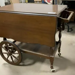 VINTAGE ROLLING TEA CART